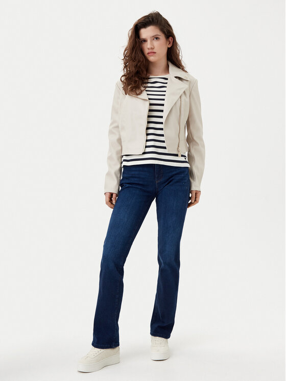 Guess Guess Jeans hlače W5RA0V D5L91 Mornarsko modra Regular Fit
