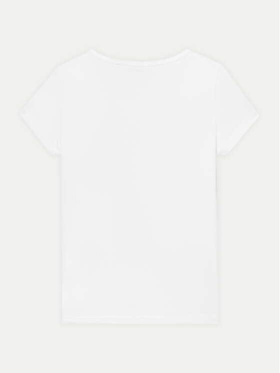 4F 4F Tricou 4FWSS24TTSHF1161 Alb Slim Fit