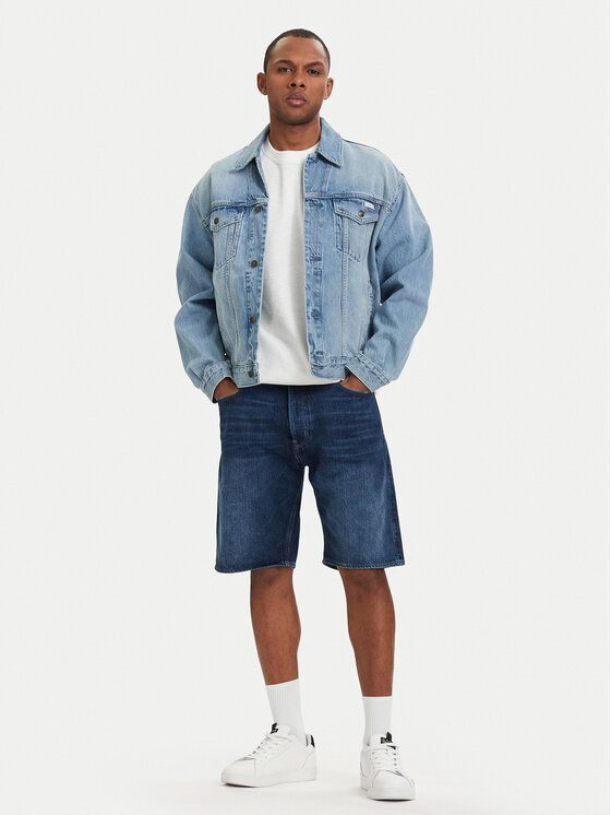 G-Star Raw G-Star Raw Pantaloni scurți de blugi Dakota D24411-E352-H950 Albastru Regular Fit
