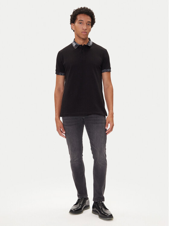 Versace Jeans Couture Versace Jeans Couture Polo 79GAGT03 CJ01T Crna Regular Fit