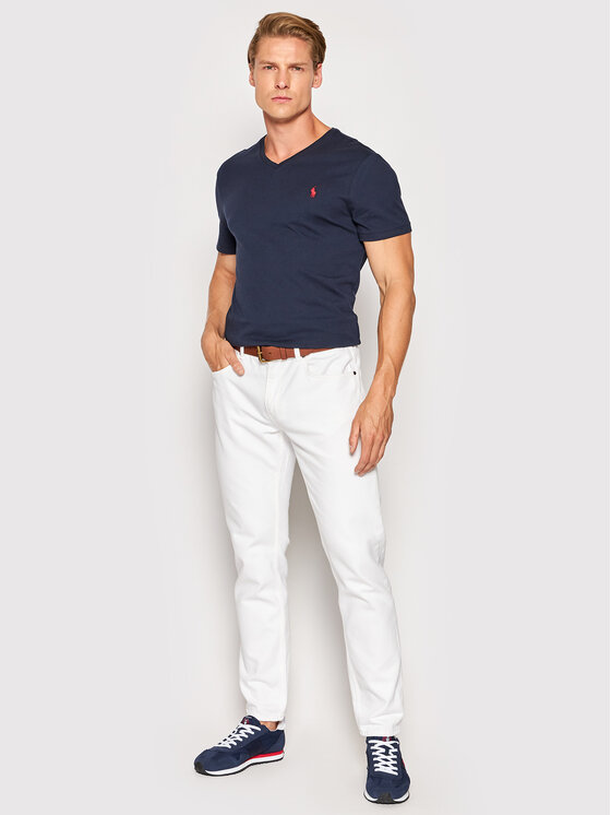Polo Ralph Lauren Polo Ralph Lauren T-Shirt 710671453091 Dunkelblau Custom Slim Fit