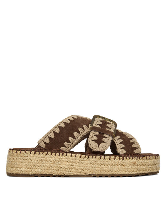 Mou Mou Espadrillid MU.SW641003A Pruun
