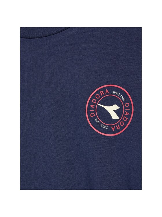 Diadora Diadora T-Shirt T-SHIRT LS ESS. SPORTS Granatowy Regular Fit