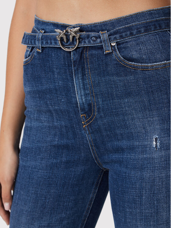 PINKO Pinko Džínsy Susan 1J10YV Y78Q Tmavomodrá Skinny Fit