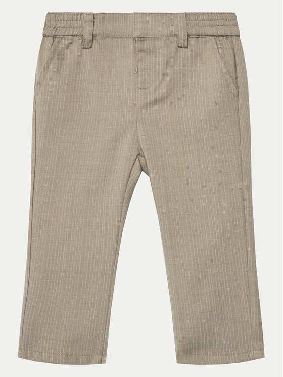 Guess Guess Completo camicia, gilet e pantalone di tessuto N5RG03 WGTW0 Beige Regular Fit