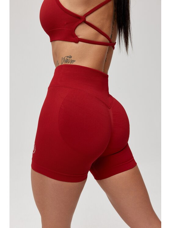 ROUGH RADICAL ROUGH RADICAL Pantaloncini sportivi SEAMLESS GLOW SHORTS Bordeaux Slim Fit
