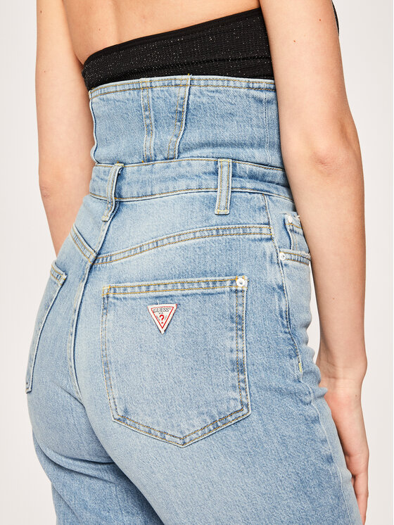 Guess Guess Jeans Slim Fit Girl Pin Up W02A06 D3LD2 Blu Slim Fit