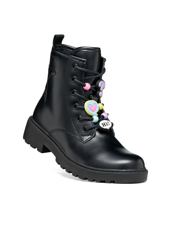Geox Geox Bakancs J Casey Girl J9420G 000CN C9240 M Fekete