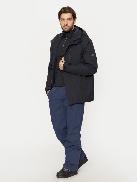 4F 4F Μπουφάν για σκι 4FWAW24TTJAM575 Μαύρο Regular Fit