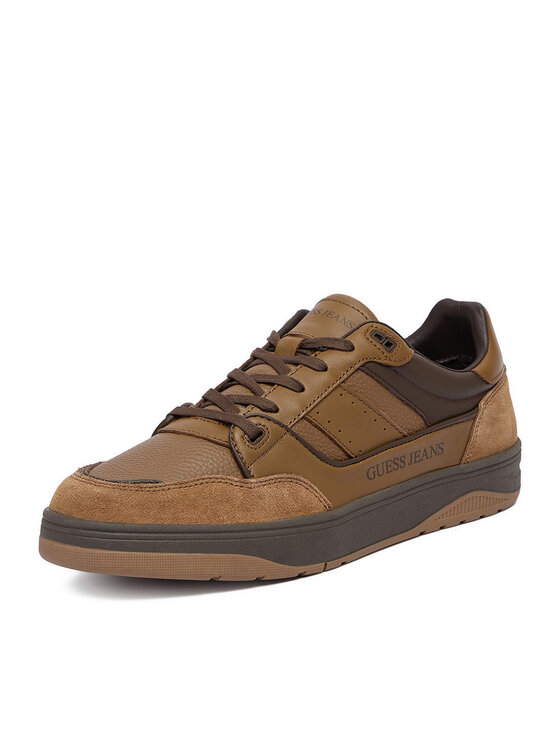 Guess Jeans Guess Jeans Sneakersy EO-TEKSAS-02 126AM Brązowy jasny