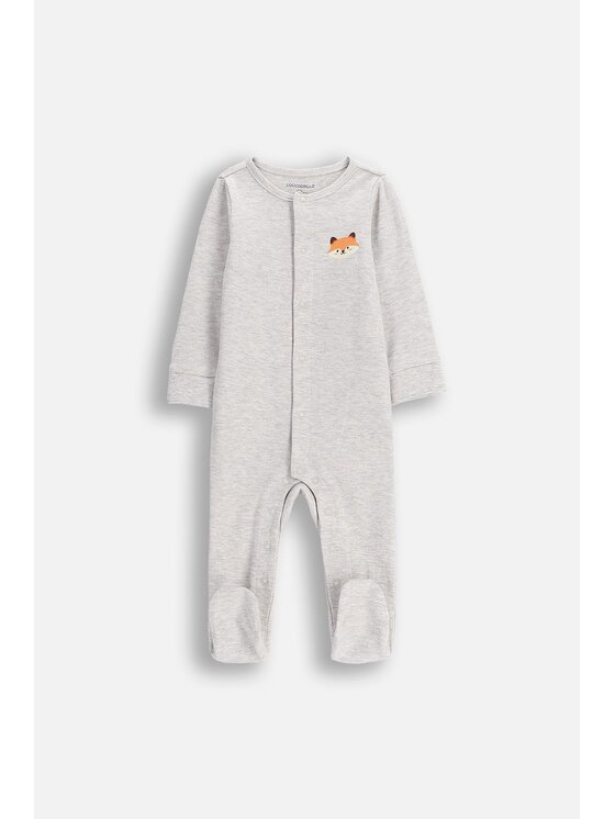 Coccodrillo Coccodrillo Pajac ZC5104101FBN-019 Szary Regular Fit