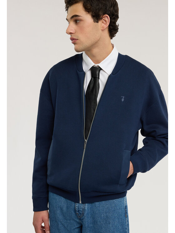 Trussardi Trussardi Płaszcz zimowy R6008000017N034 Niebieski jasny Regular Fit