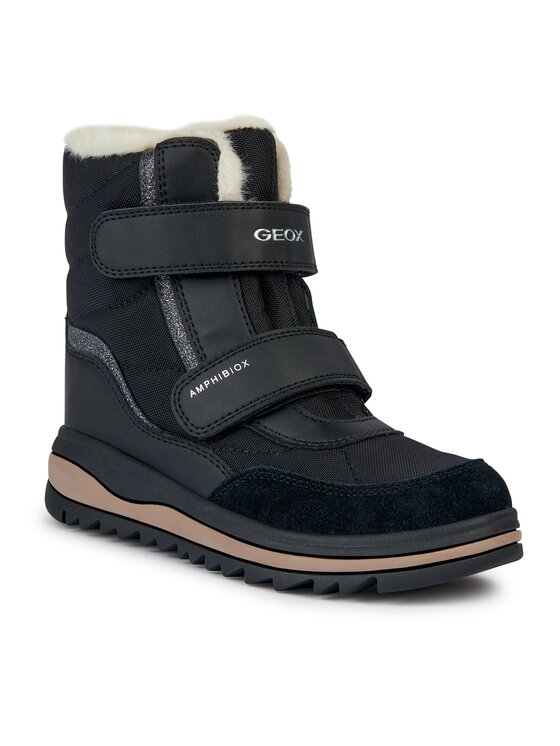Geox Geox Snehule J Adelhide Girl B Ab J36EWB 054FU C9999 M Čierna