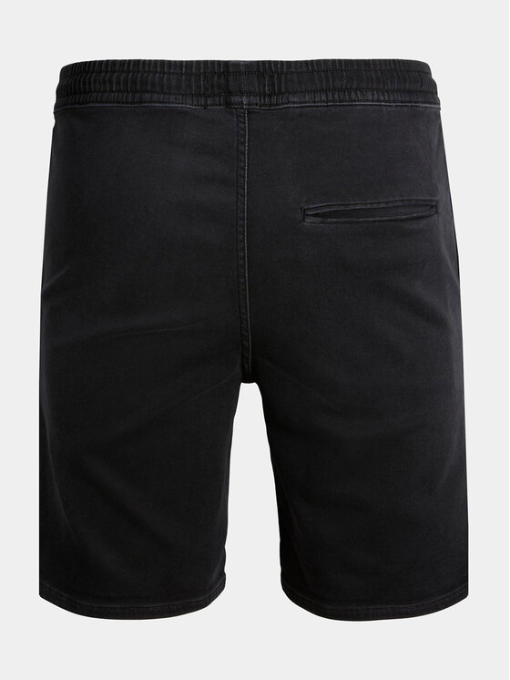 Jack & Jones Jack & Jones Szorty jeansowe Chris 12249165 Czarny Relaxed Fit