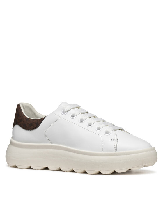 Geox Geox Sneakersy D Spherica Ec4.1 D45TCD 08504 C1224 Biały