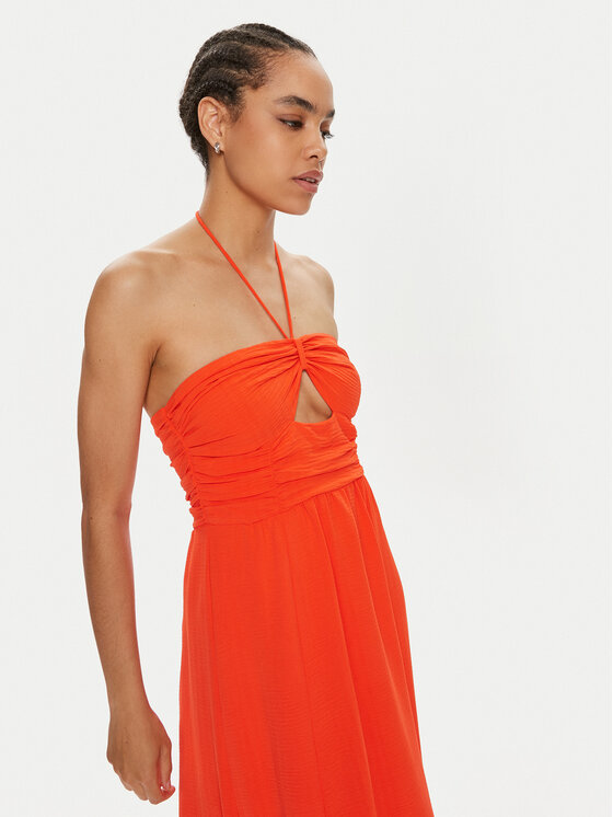 Gestuz Gestuz Літня сукня Alicia 10909081 Оранжевий Slim Fit