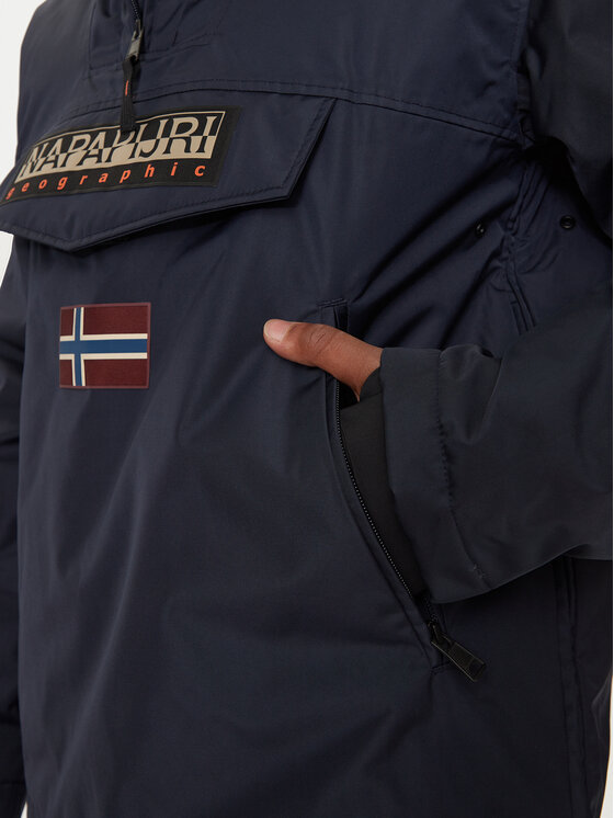 Napapijri Napapijri Anorak stiliaus striukė Rainforest Next NP0A4IB9 Tamsiai mėlyna Regular Fit