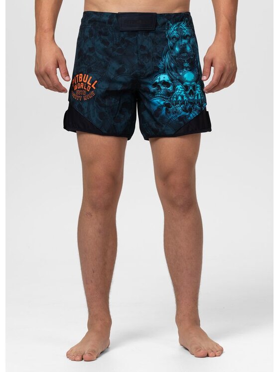 PITBULL PITBULL Szorty sportowe GUARDIAN ANGEL Czarny Regular Fit