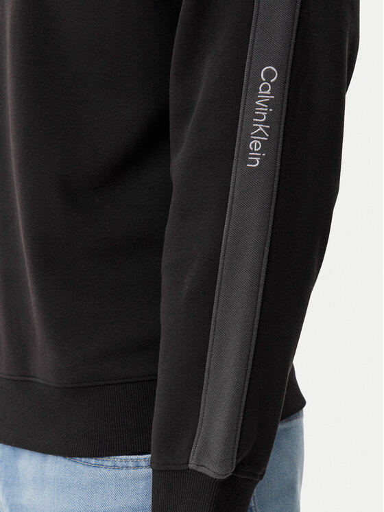 Calvin Klein Jeans Calvin Klein Jeans Μπλούζα Logo Tape J30J327230 Μαύρο Regular Fit
