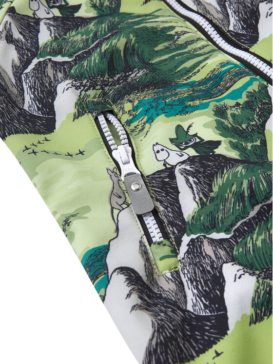 Reima Reima Комбінезон softshell Moomin Mjosa 5100328C Зелений Regular Fit