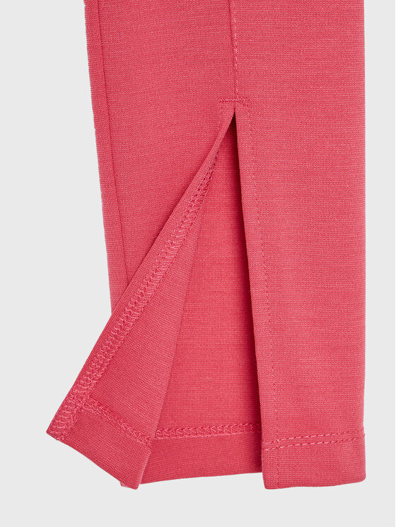 Tommy Hilfiger Tommy Hilfiger Leggings Graphic KG0KG07062 M Ružičasta Slim Fit