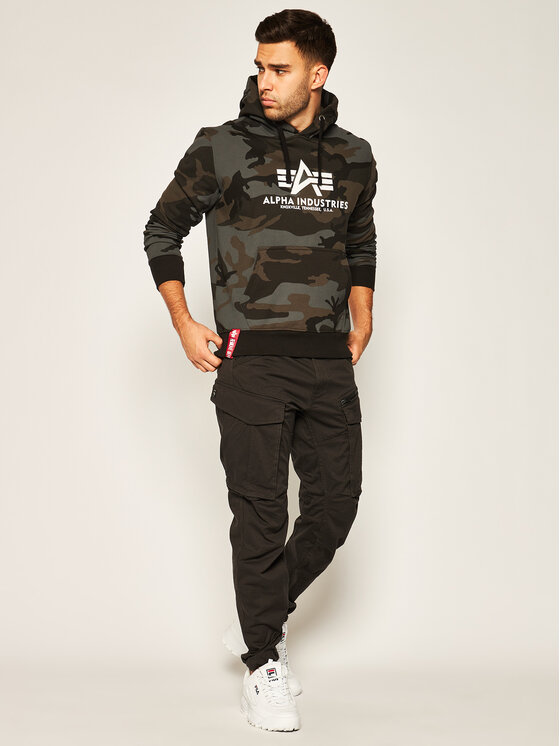 Alpha Industries Alpha Industries Majica dugih rukava Basic 178312C Zelena Regular Fit