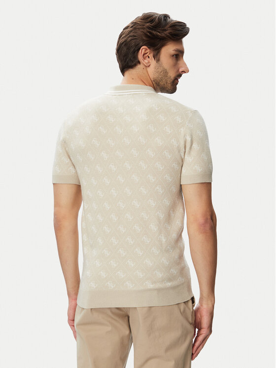 Guess Guess Polo M6YR10 Z0915 Beige Regular Fit