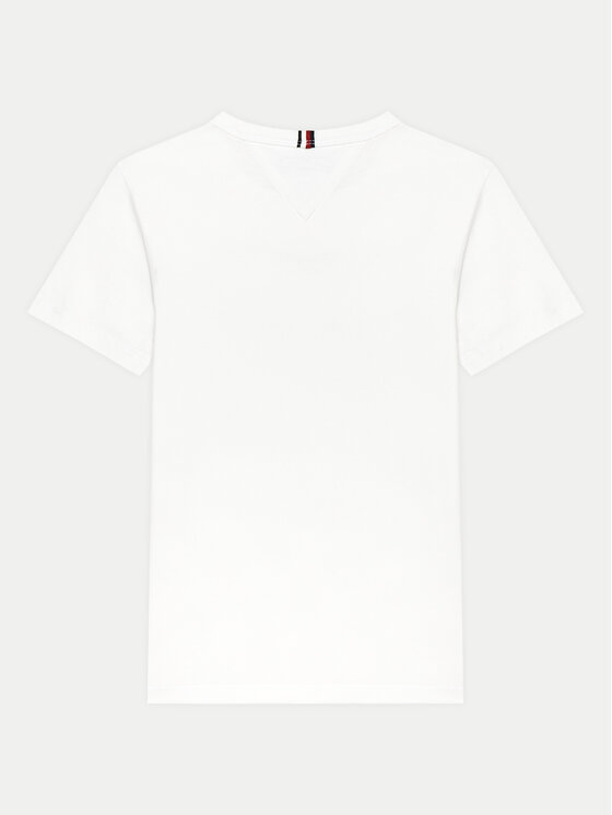 Tommy Hilfiger Tommy Hilfiger Tričko Multiflag KB0KB09532 D Biela Regular Fit