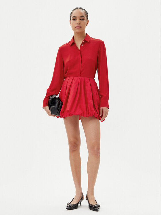 PINKO PINKO Mini sijonas Cadric 105183 A2LD Raudona Regular Fit