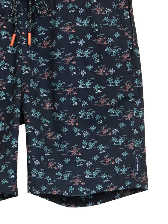 Tom Tailor Tom Tailor Plaukimo šortai 1045070 Tamsiai mėlyna Regular Fit