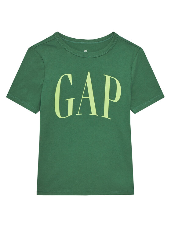 Gap Gap Tricou 708411-00 Verde Regular Fit