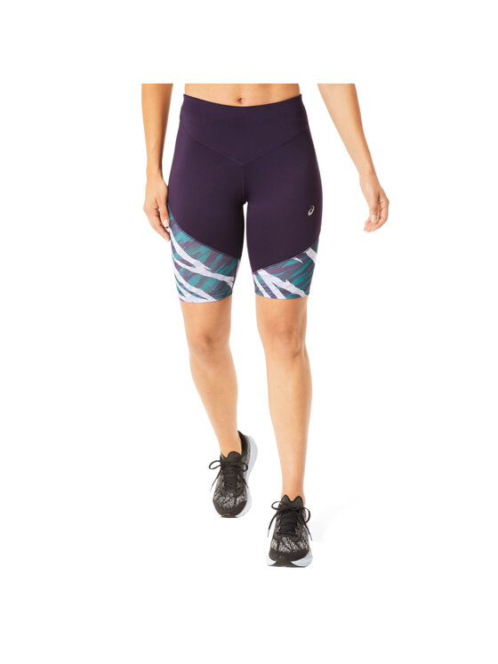 Asics Asics Szorty sportowe ASICS Wild Camo Sprinter Short Fioletowy Slim Fit