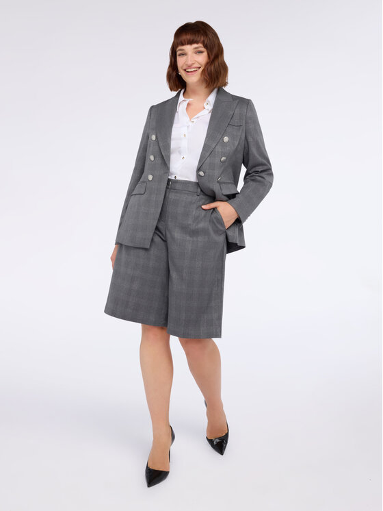 Fiorella Rubino Fiorella Rubino Spodnie materiałowe P187T005050N013 Szary Regular Fit