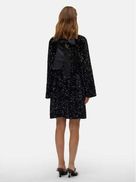 Vero Moda Vero Moda Koktel haljina Etta 10317153 Crna Relaxed Fit