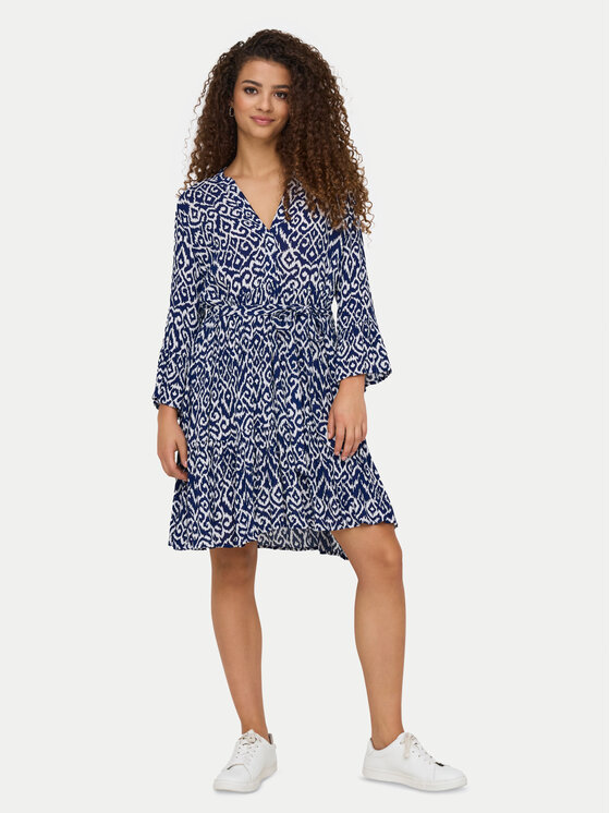 ONLY ONLY Rochie de zi Clemmentine 15320417 Albastru Regular Fit