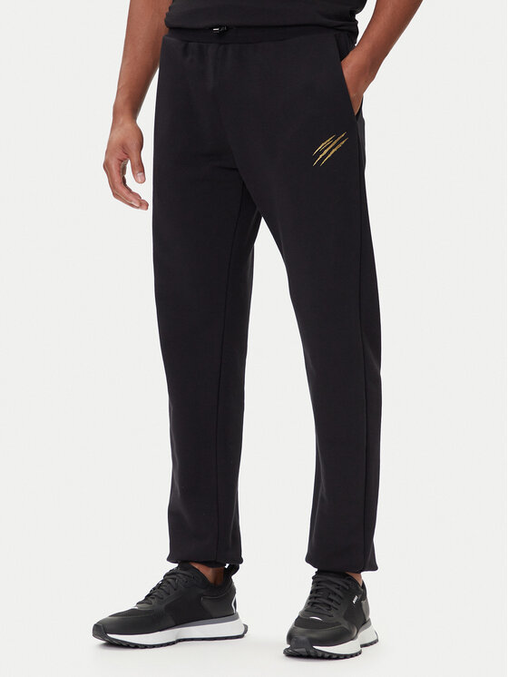 Plein Sport Plein Sport Melegítő alsó PAEC MJT2607 STE003N Fekete Regular Fit