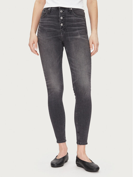 Calvin Klein Jeans Calvin Klein Jeans Blugi J20J225509 Negru Super Skinny Fit