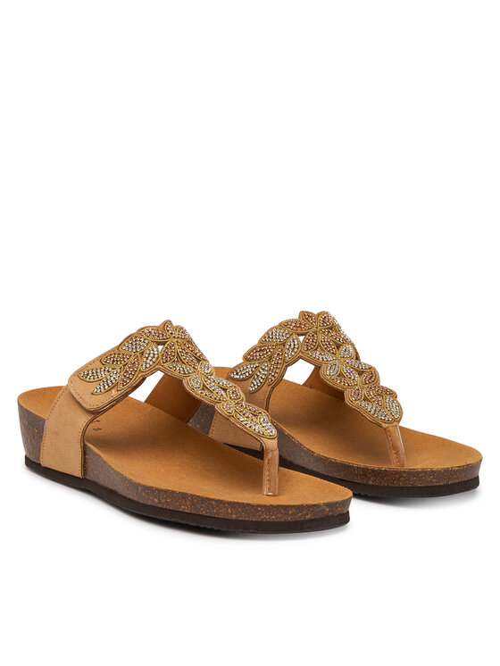 Scholl Scholl В'єтнамки Otranto Flip-Flop MF00695 Коричневий