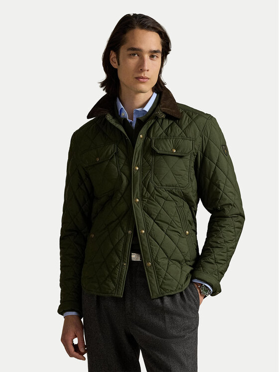 Polo Ralph Lauren Polo Ralph Lauren Átmeneti kabát 710977955001 Zöld Regular Fit
