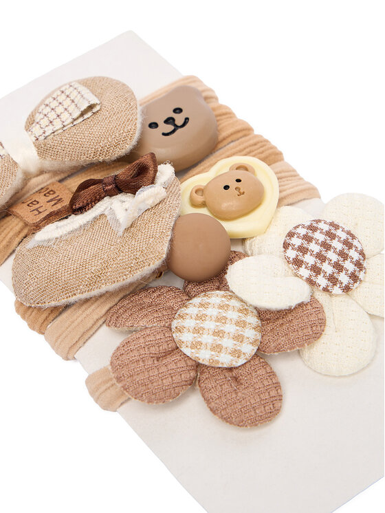 DeeZee DeeZee Set di 5 elastici per capelli CEO-ACCCS-DEEZEE-03 Marrone