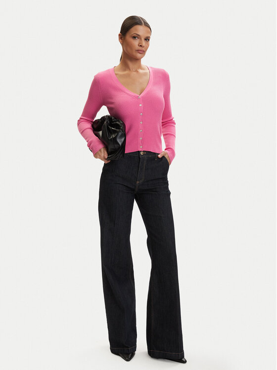 ONLY ONLY Strickjacke Mist 15363392 Rosa Slim Fit