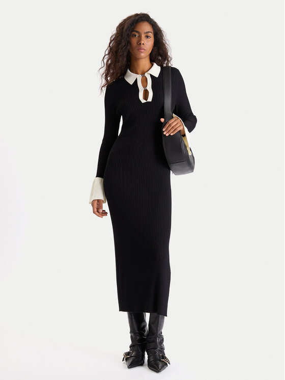 HUGO HUGO Trikotāžas kleita Sharry 50542620 Melns Slim Fit