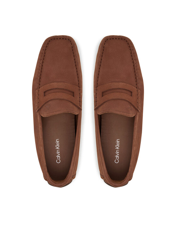 Calvin Klein Calvin Klein Mokasini Driver Penny Nu HM0HM01866 Rjava
