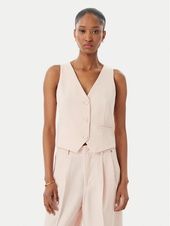 Rinascimento Rinascimento Γιλέκο CFC0123672003 Ροζ Regular Fit