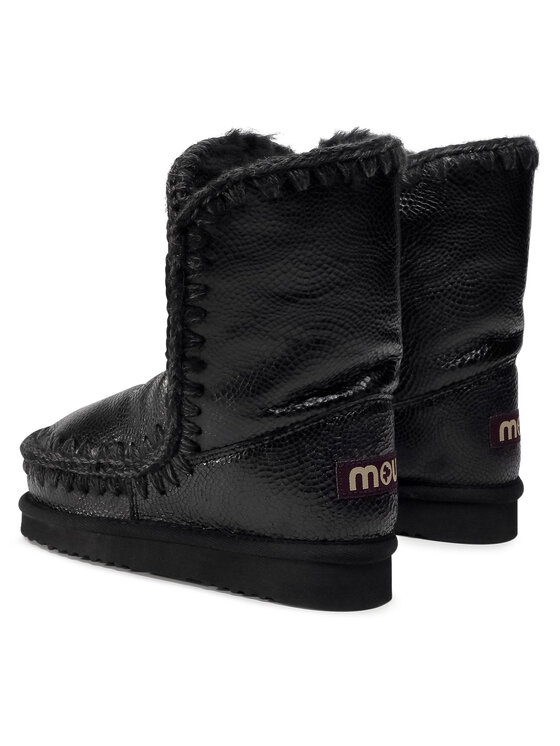 Mou Mou Μπότες Χιονιού Eskimo Boot 24 FW101000B Μαύρο
