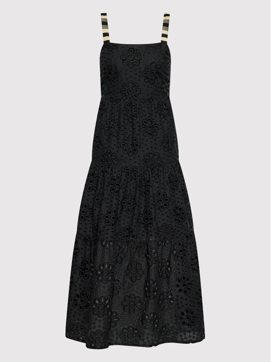 Desigual Desigual Φόρεμα καλοκαιρινό Leah 22SWVW05 Μαύρο Regular Fit