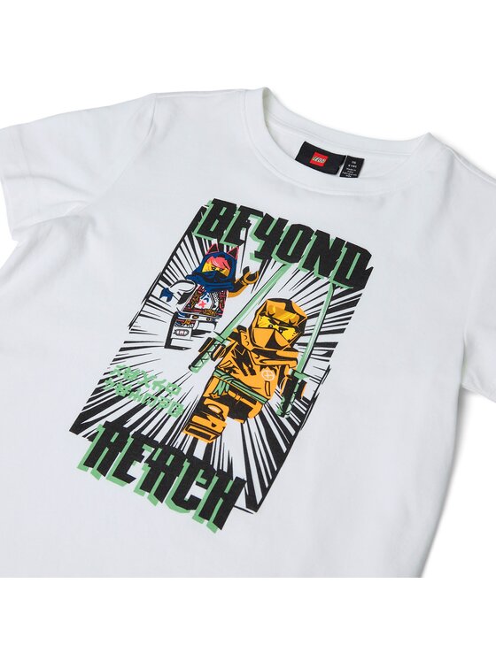 LEGO LEGO T-Shirt 12011211/101 Biały Regular Fit