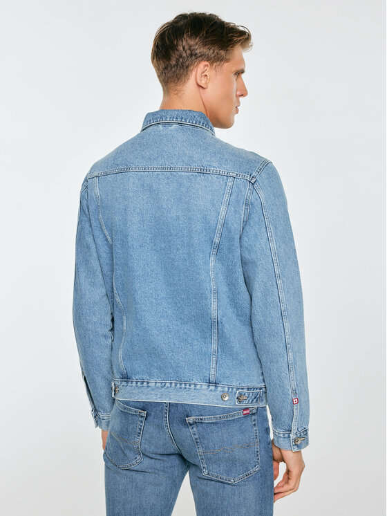BIG STAR BIG STAR Kurtka jeansowa CHARLIE Niebieski Basic Fit