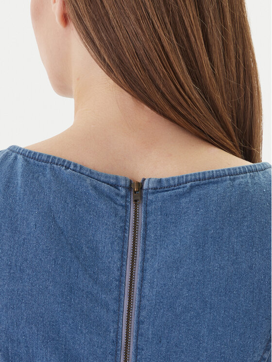 Vero Moda Vero Moda Sukienka jeansowa Kiara 10346411 Niebieski Regular Fit