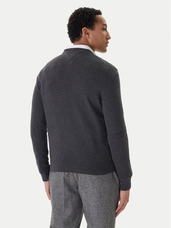 Tommy Hilfiger Tommy Hilfiger Svetr Essential MW0MW14745 Šedá Regular Fit